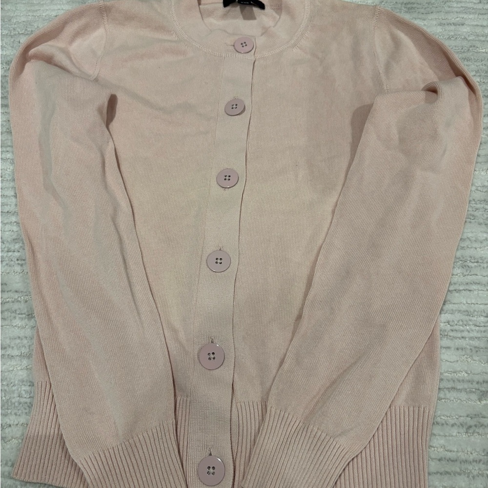 J. Crew Light Pink Cardigan Sweater
